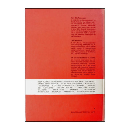 20 Romaner Bedömda Av Samtida