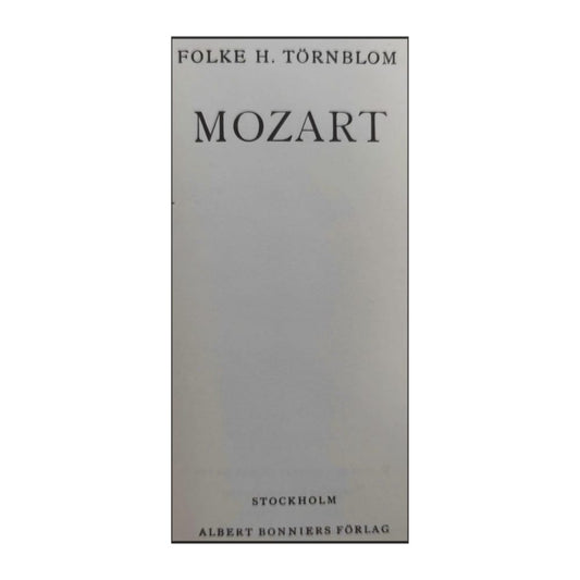 Folke H. Törnblom: Mozart