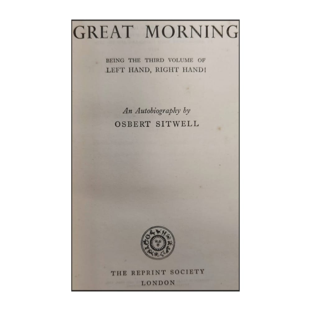 Obsert Sitwell: Great Morning
