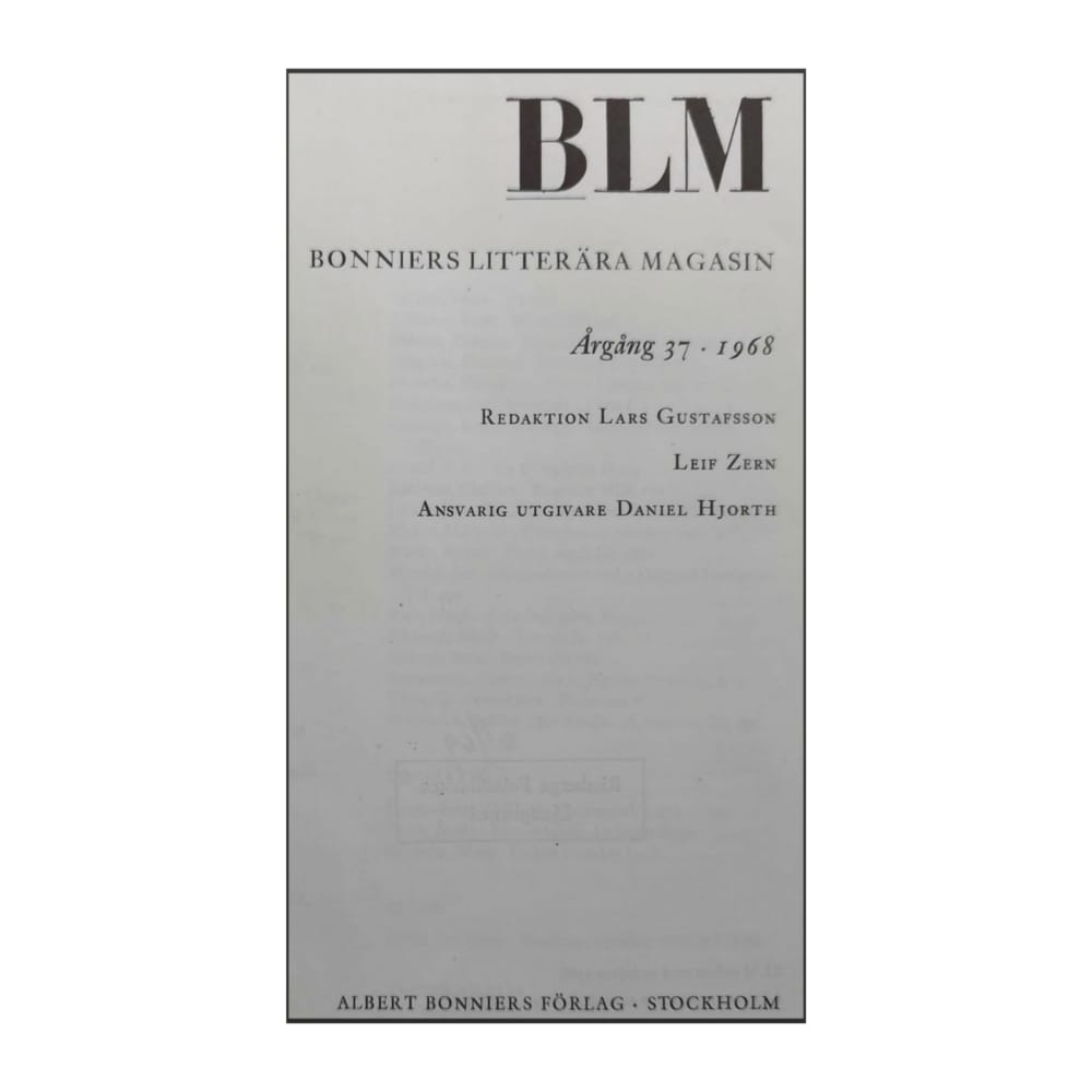 Blm 1968