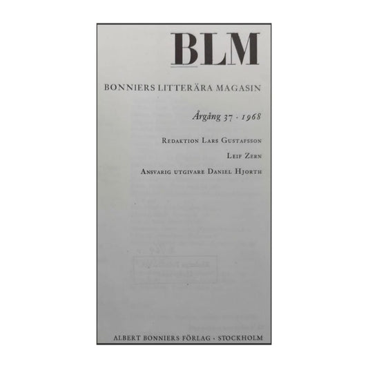 Blm 1968