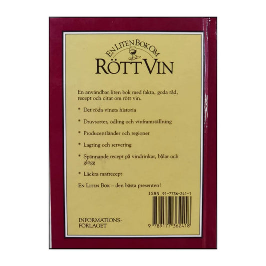 Judy Ridgeway: En Liten Bok Om Rött Vin