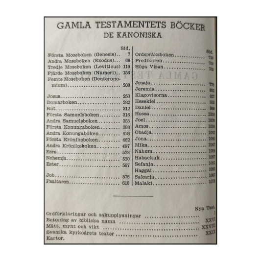 Bibeln - Gamla Och Nya Testamentet