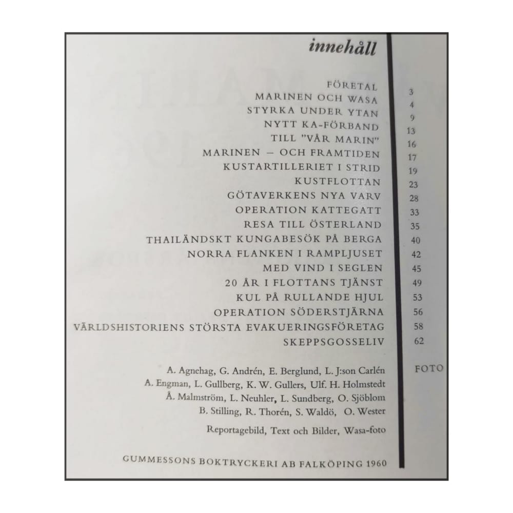 Vår Marin 1961