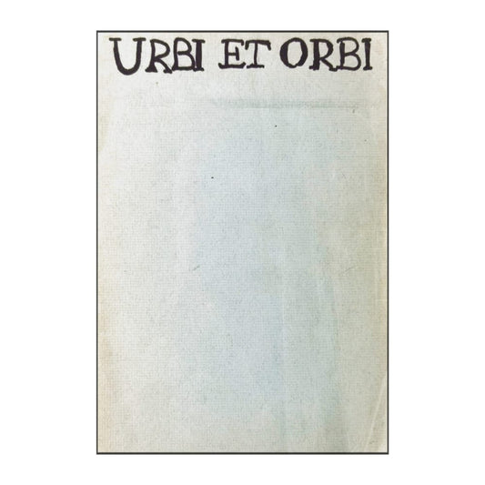Bertil Cavallin & Ingmar Niklasson: Urbi Et Orbi