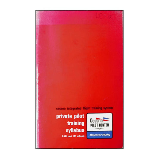 Private Pilot Training Syllabus