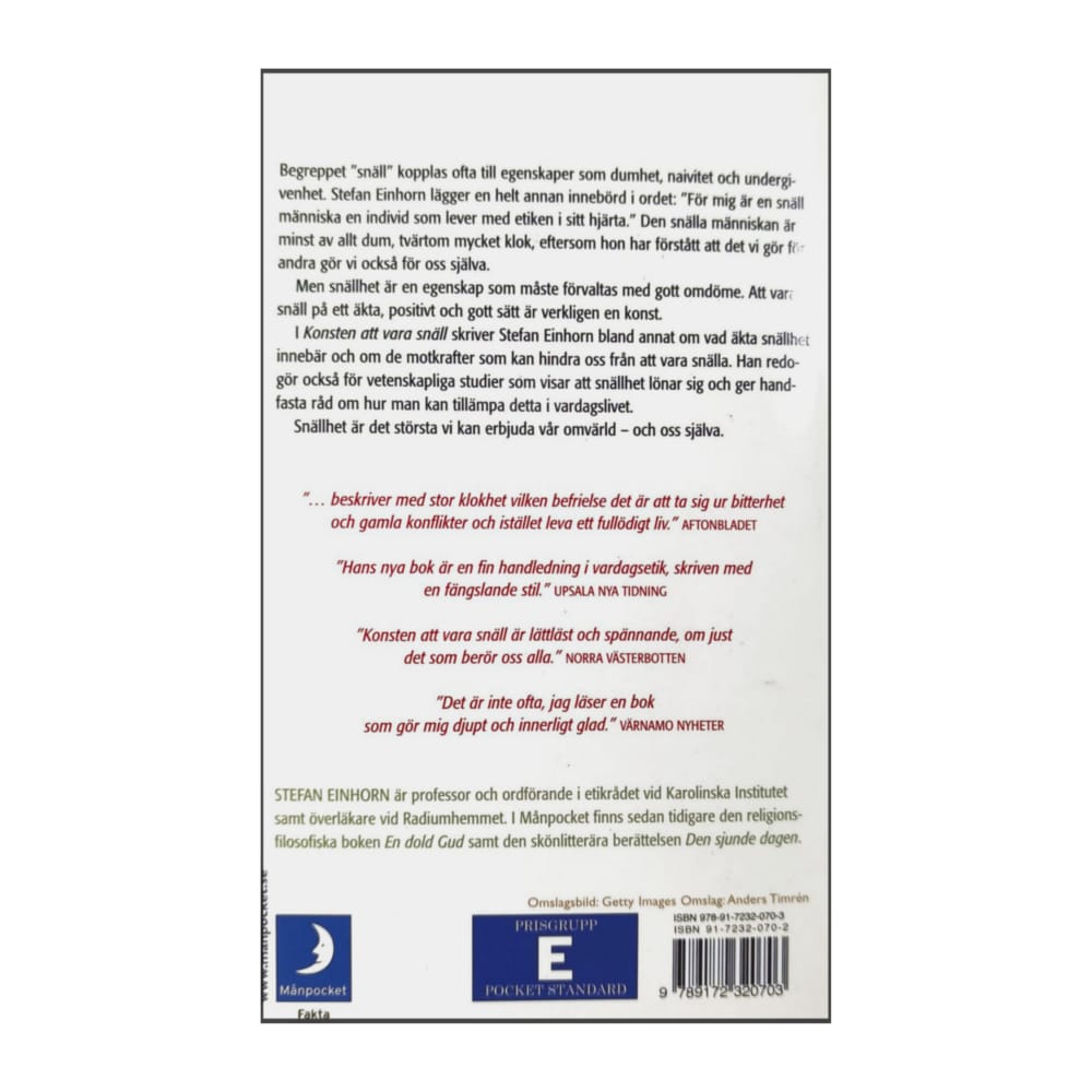 Stefan Einhorn: Konsten Att Vara Snäll