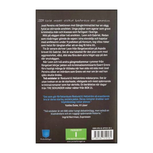 Anders Roslund & Börge Hellström: Två Soldater