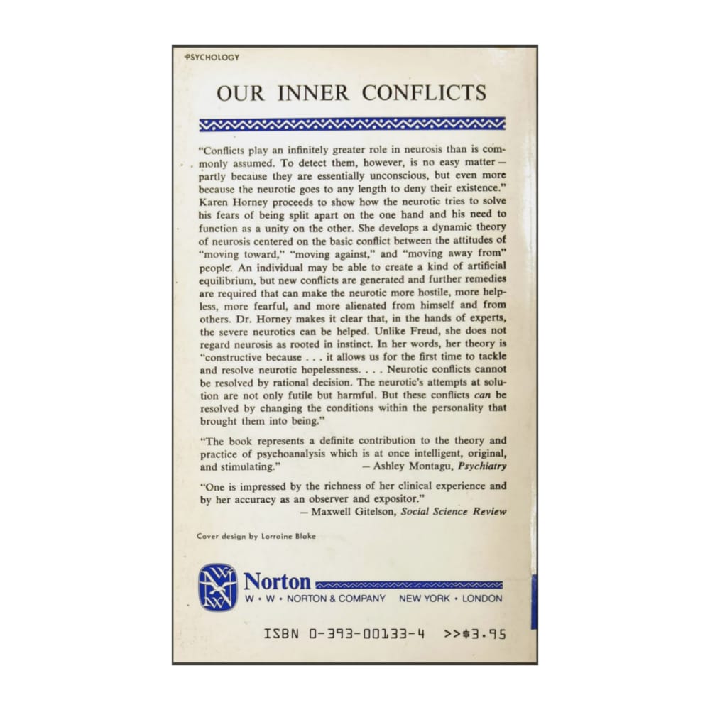 Karen Horney: Our Inner Conflicts