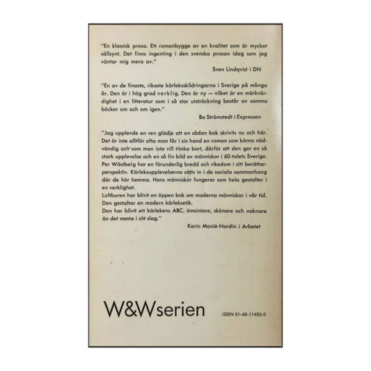 Per Wästberg: Luftburen