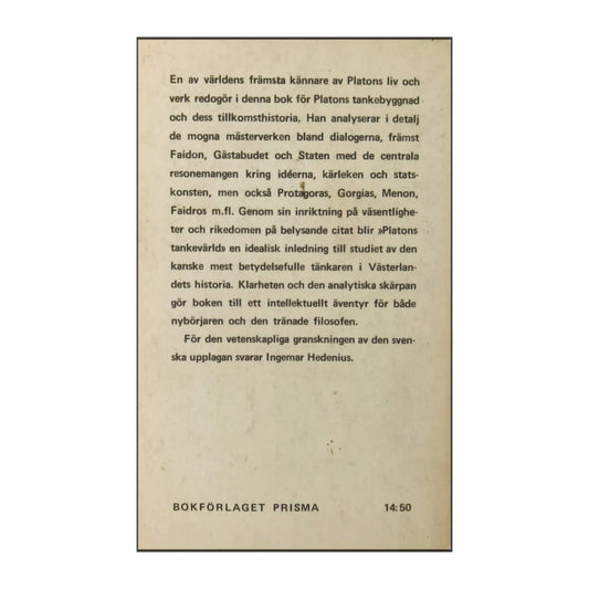 J. E. Raven: Platons Tankevärld