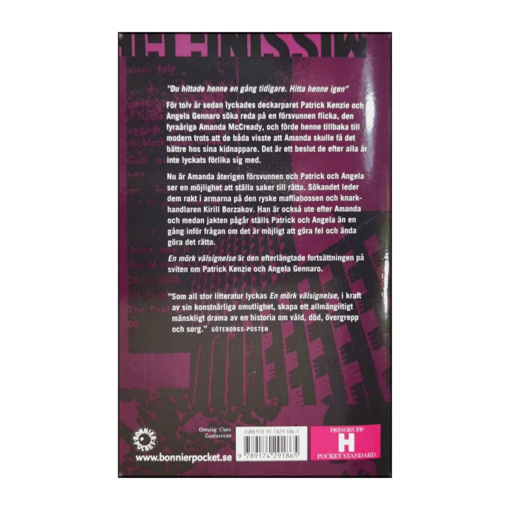 Dennis Lehane: En Mörk Välsignelse