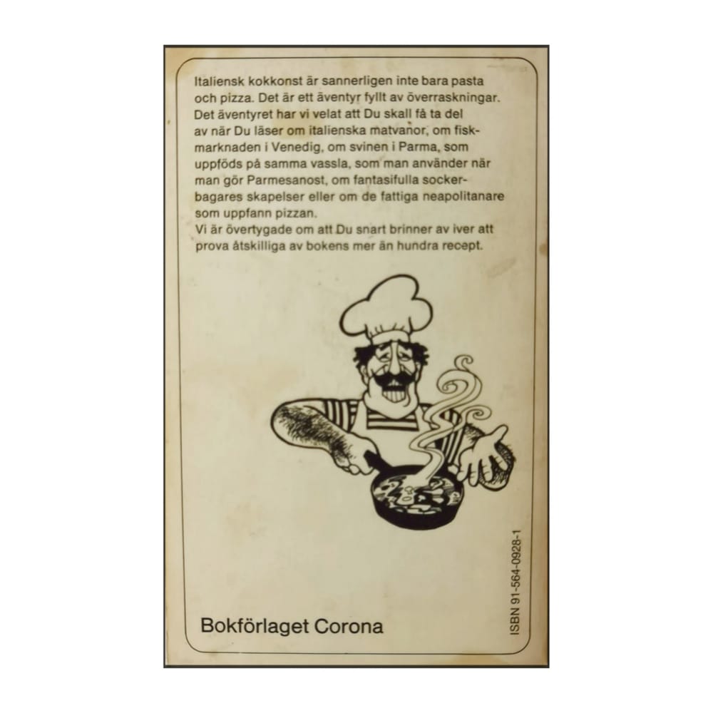 Italienskt: En Liten Bok Om Italiensk Kokkonst