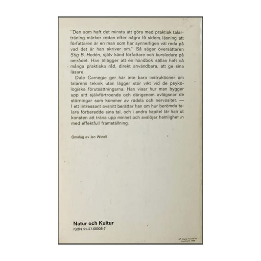 Dale Carnegie: Hur Man Blir En Bra Talare