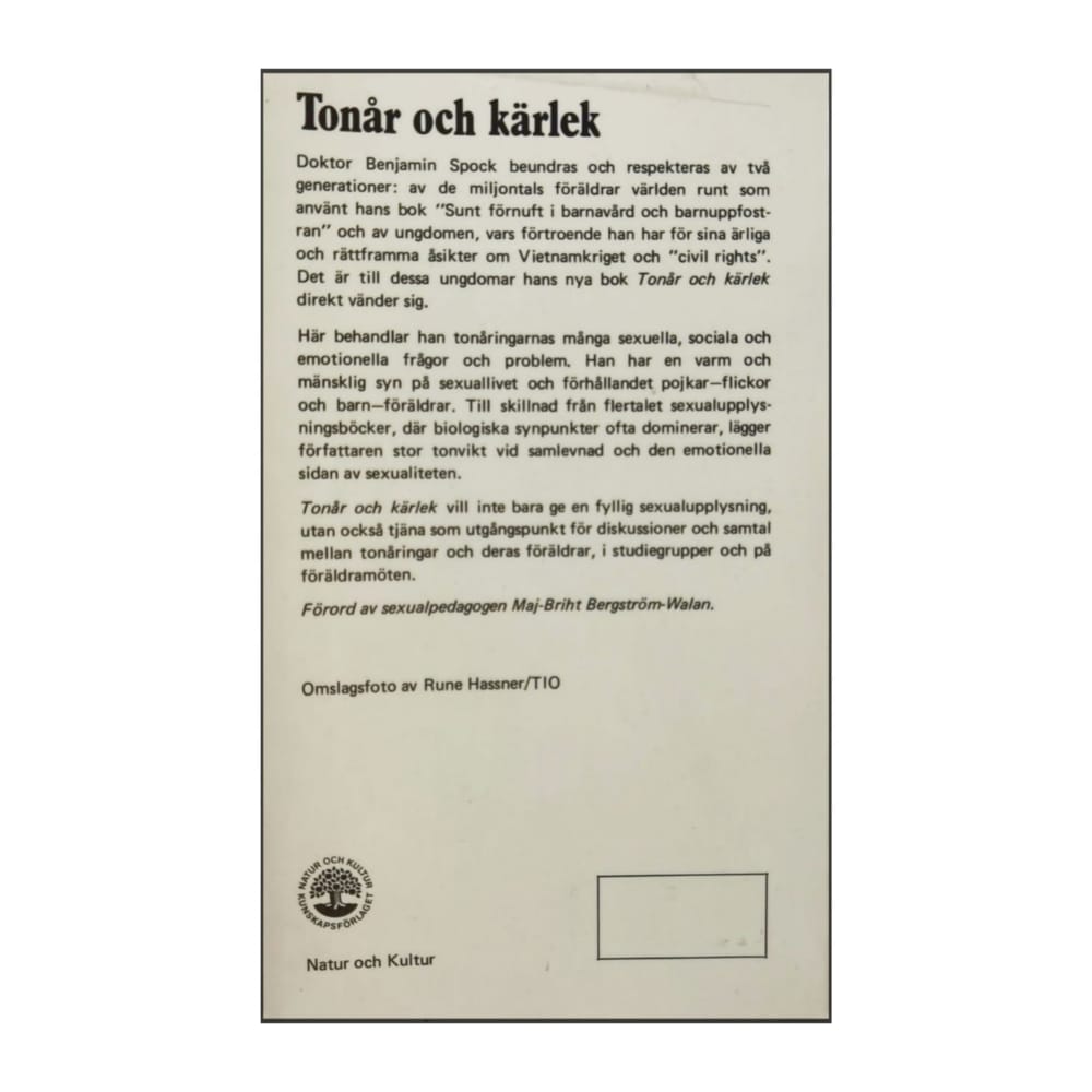 Benjamin Spock: Tonår Och Kärlek