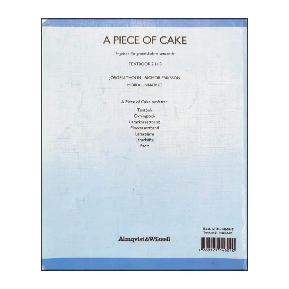 A Piece Of Cake: Textbook 2