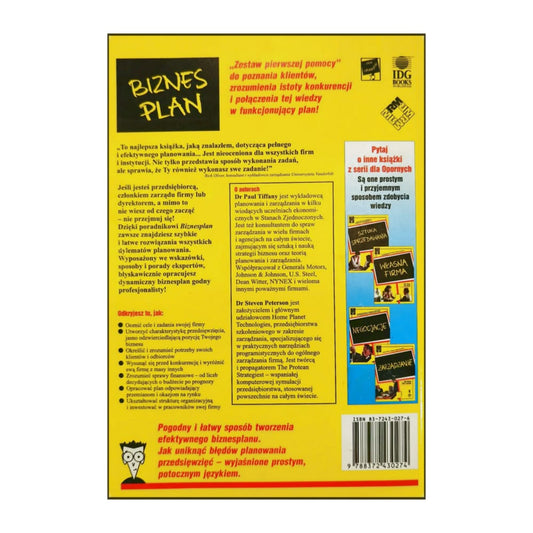 Paul Tiffany: Biznes Plan