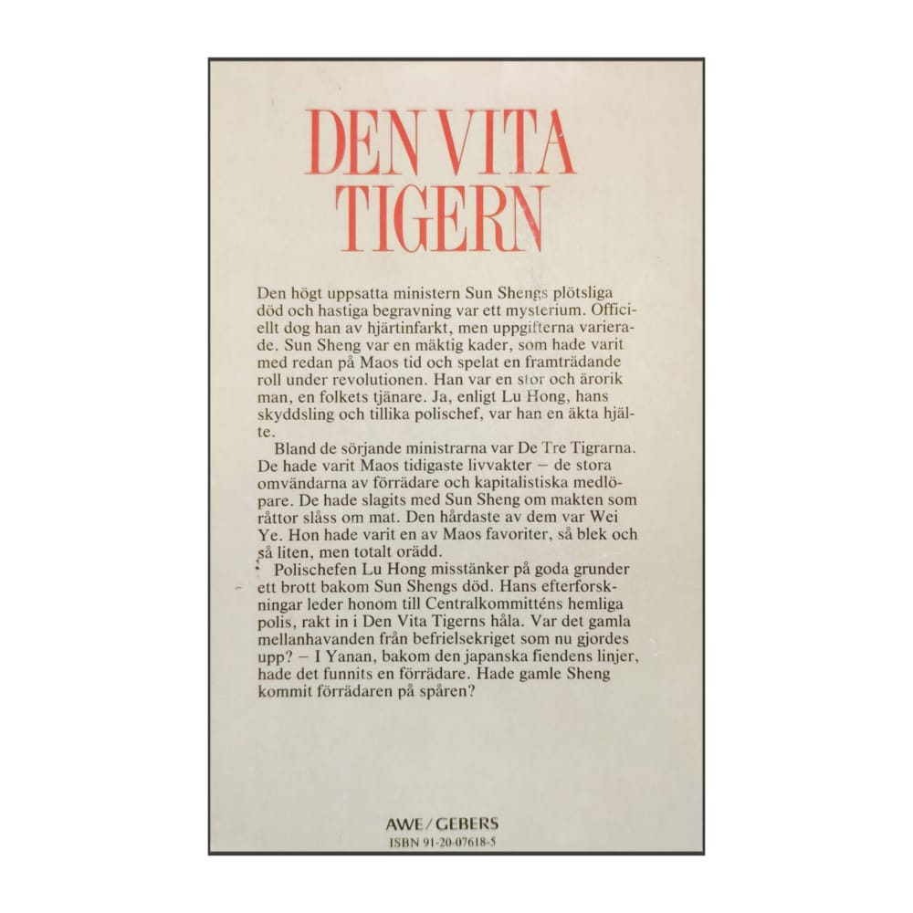 Robert Stuart Nathan: Den Vita Tigern