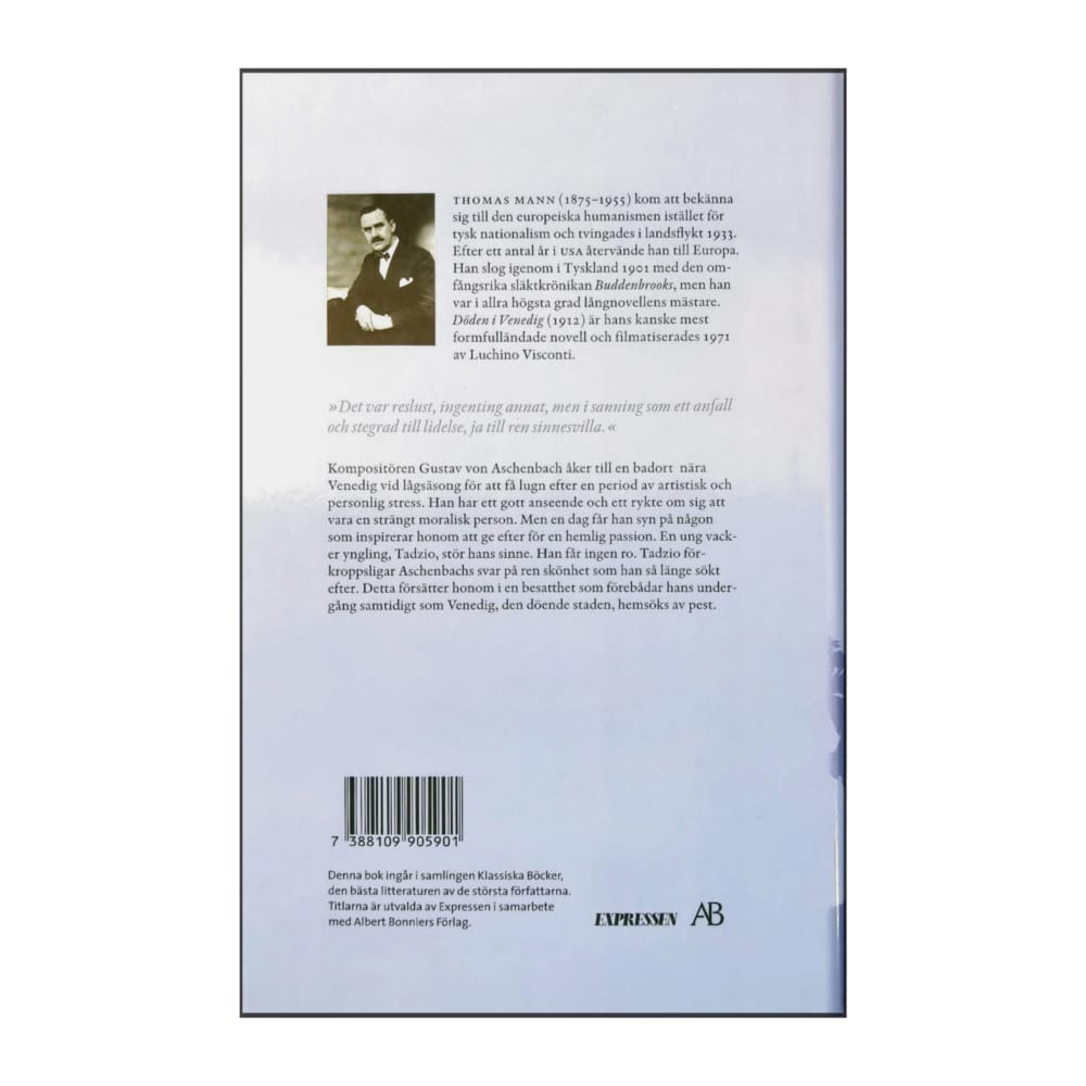 Thomas Mann: Döden I Venedig