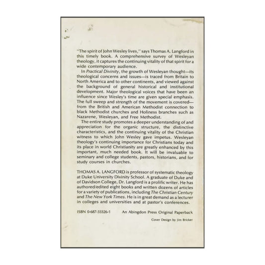 Thomas A. Langford: Practical Divinty