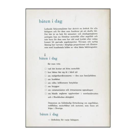 Båten I Dag 1969