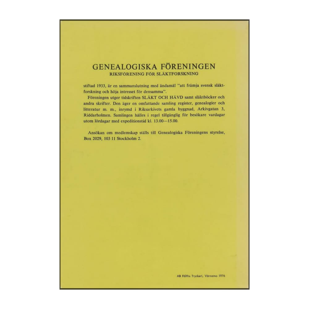 Ulla Johanson: Rulla Över Befälskårerna Vid Sveriges Armé Och Flotta 1755