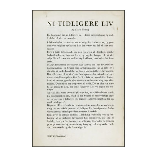 Steen Landsy: Ni Tidligere Liv