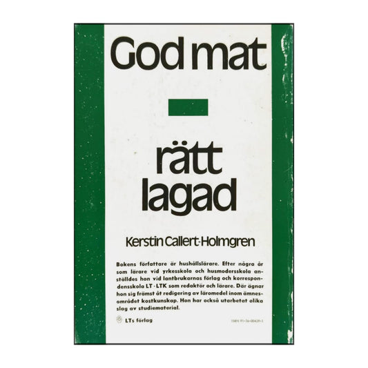 Kerstin Callert-Holmgren: God Mat