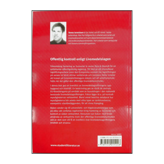 Tomas Isenstam: Offentlig Kontroll Enligt Livsmedelslagen