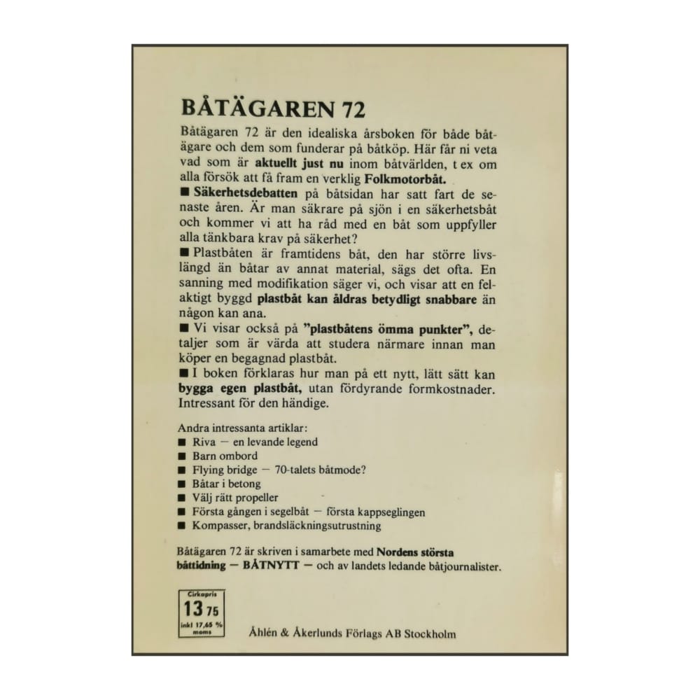 Båtägaren 72
