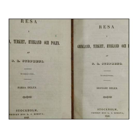 John Lloyd Stephens: Resa 1-2