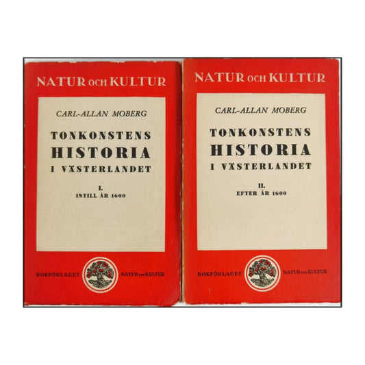 Carl-Allan Moberg: Tonkonstens Historia I Västerlandet 1-2