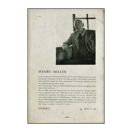 Henry Miller: Svart Vår
