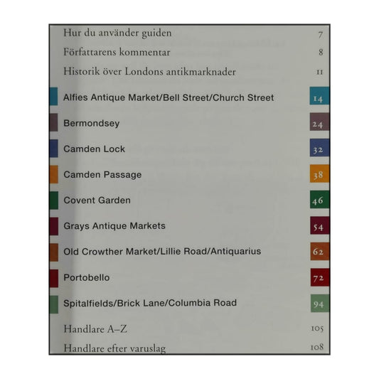 Eglé Salvy & Rupert Thomas: Antik Och Loppmarknader I London Och Paris