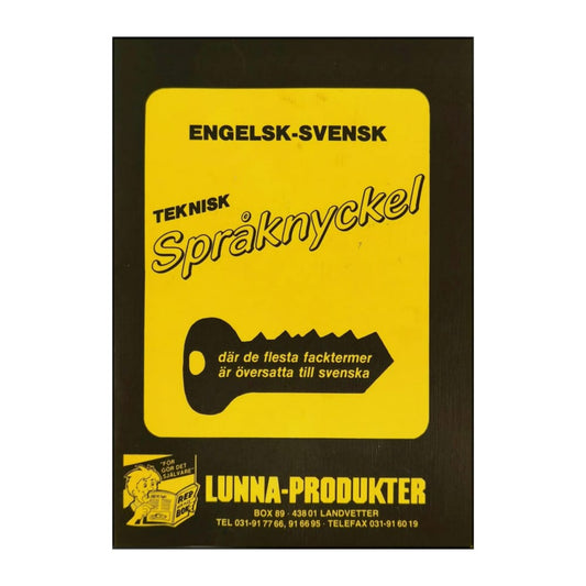 Engelsk-Svensk Teknisk Språknyckel