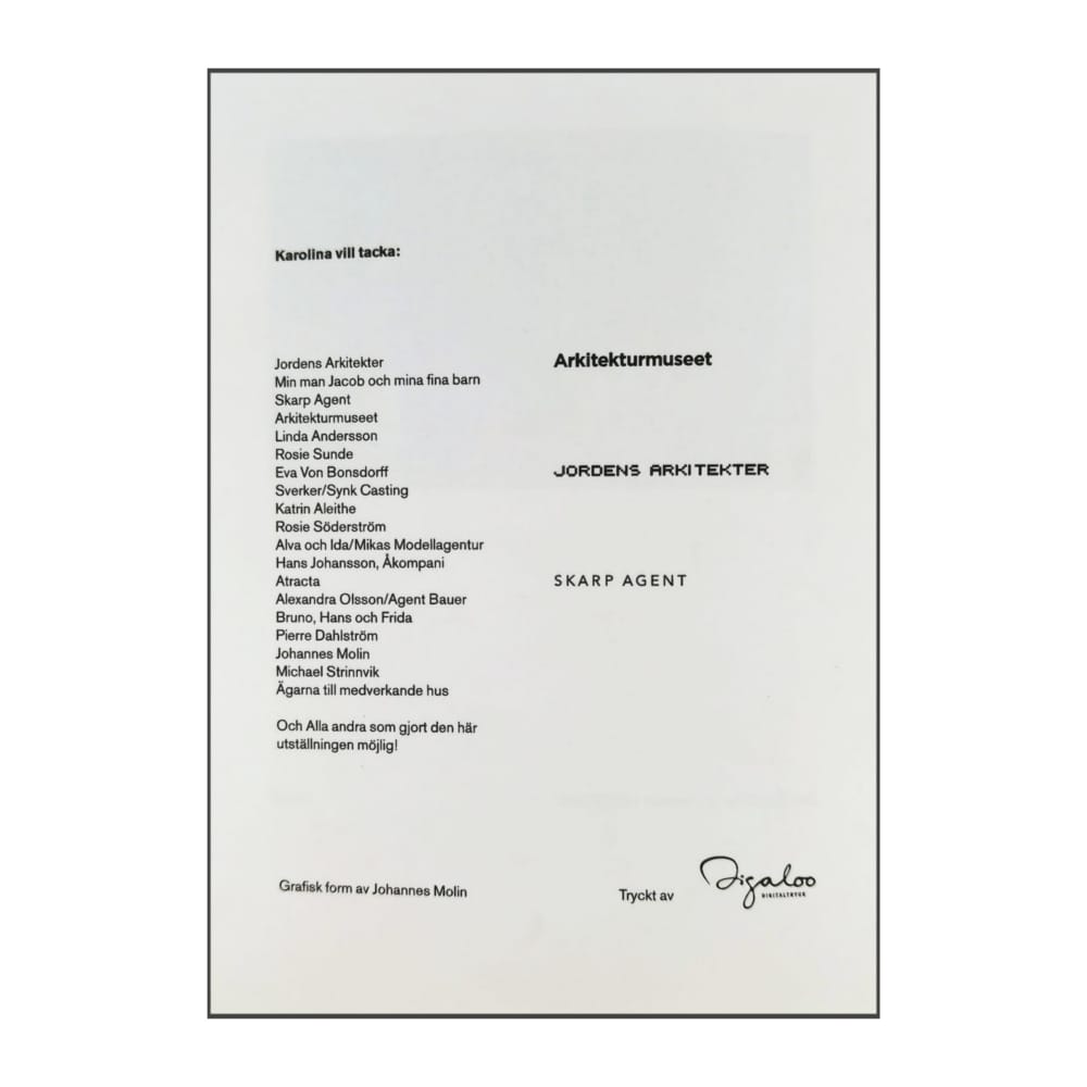 Karolina Henke: Hem Ljuva Hem Med Ett Uns Av Hybris Arkitekturmuseet 18.3-30.5 2010