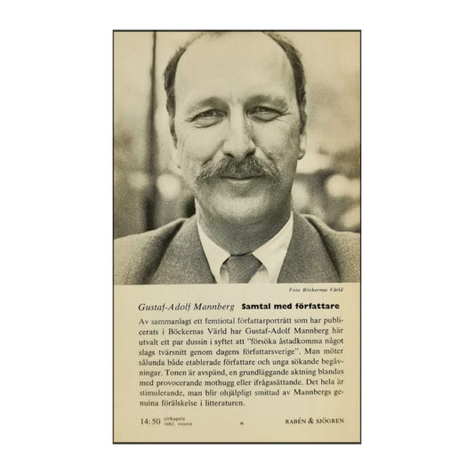Gustaf-Adolf Mannberg: Samtal Med Författare