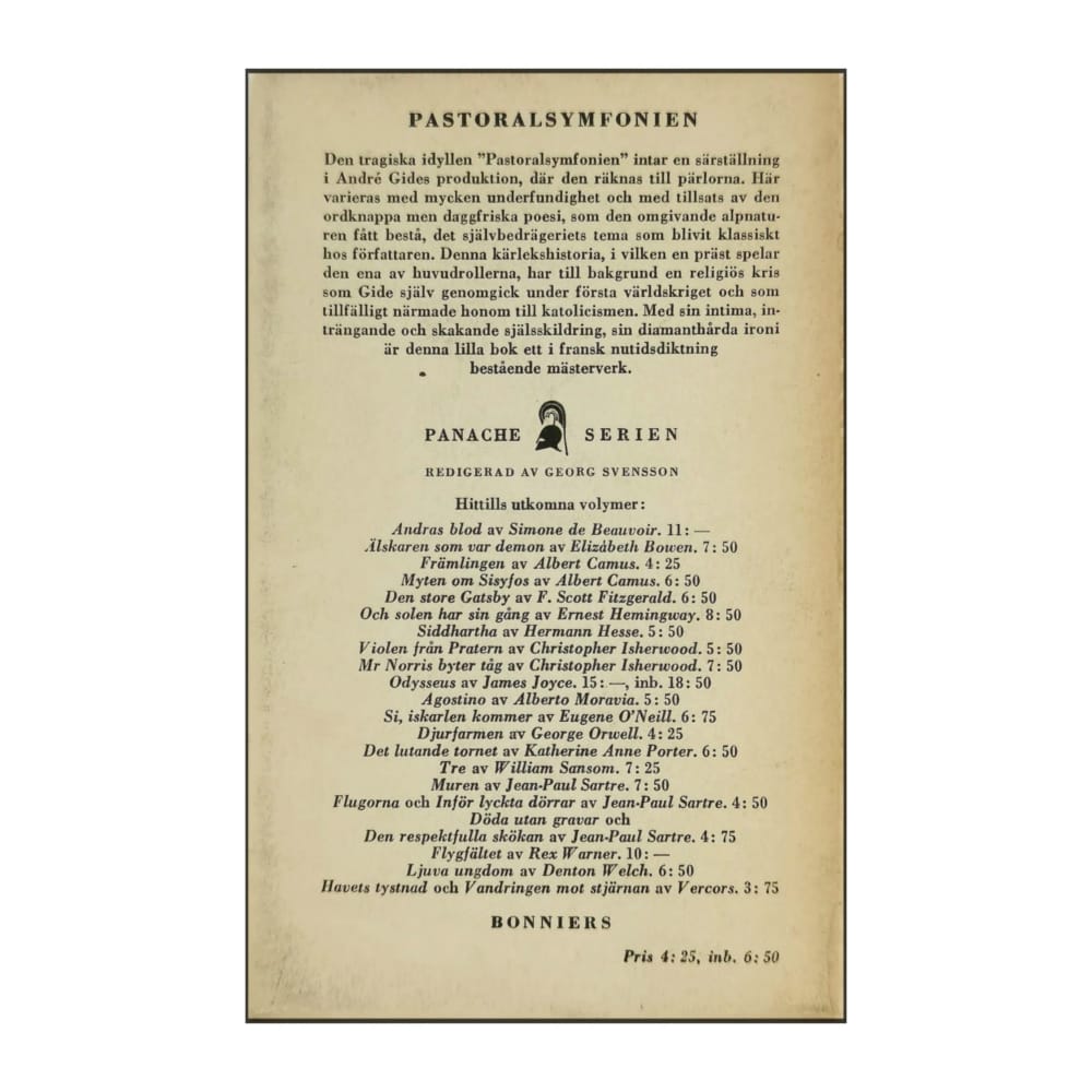André Gide: Pastoralsymfonien
