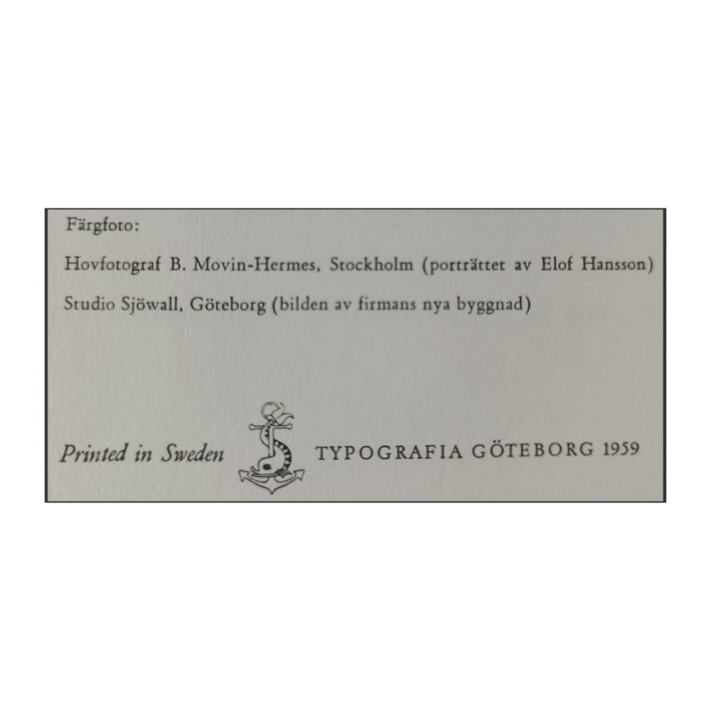 Elof Hansson: Handel Över Haven