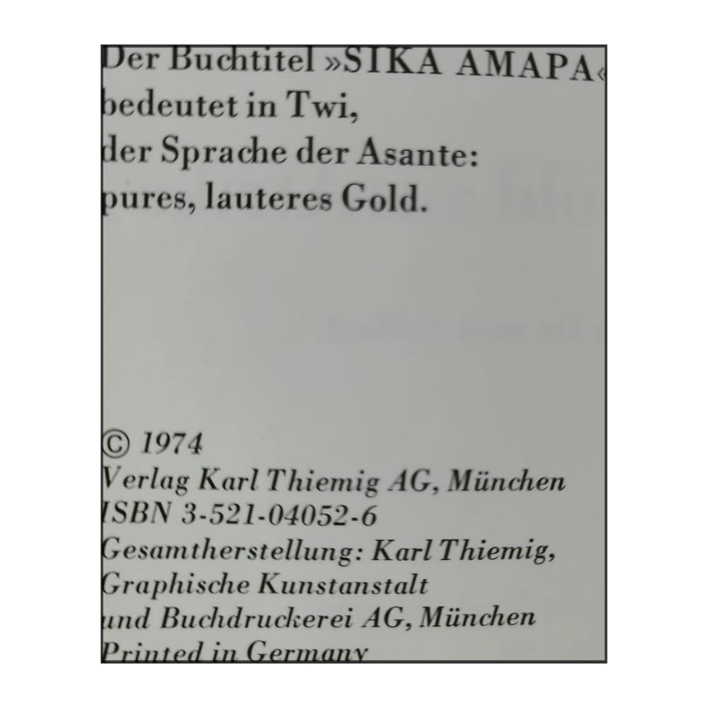 Ernst Haaf: Sika Amapa