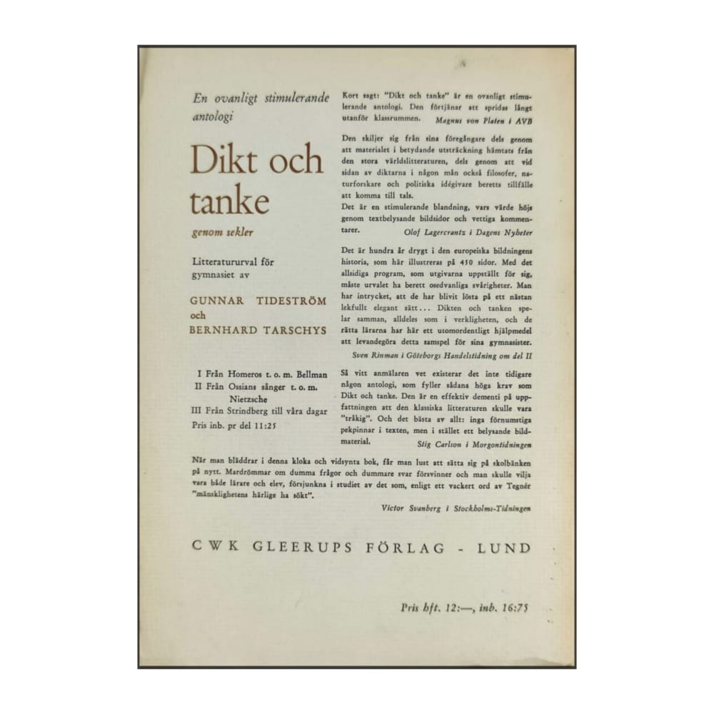 Lyrisk Tidsspegel