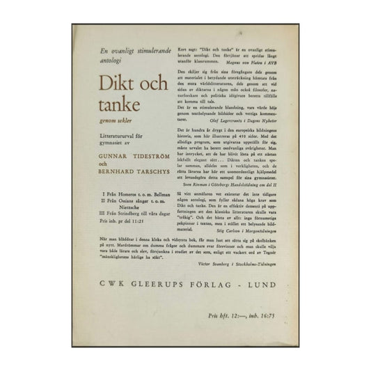 Lyrisk Tidsspegel
