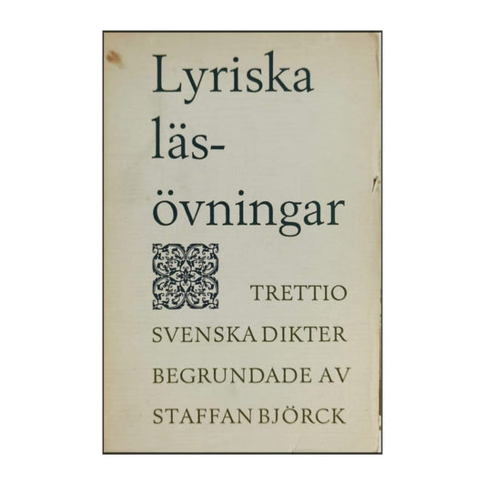 Staffan Björck: Lyriska Läsövningar