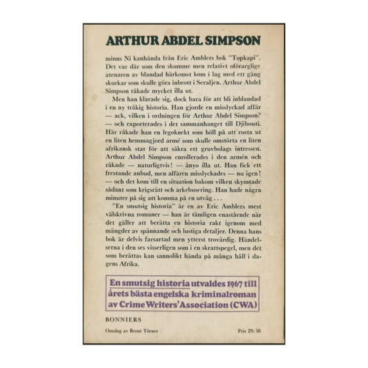 Eric Ambler: En Smutsig Historia