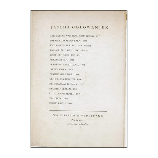 Jascha Golowanjuk: Storfursten