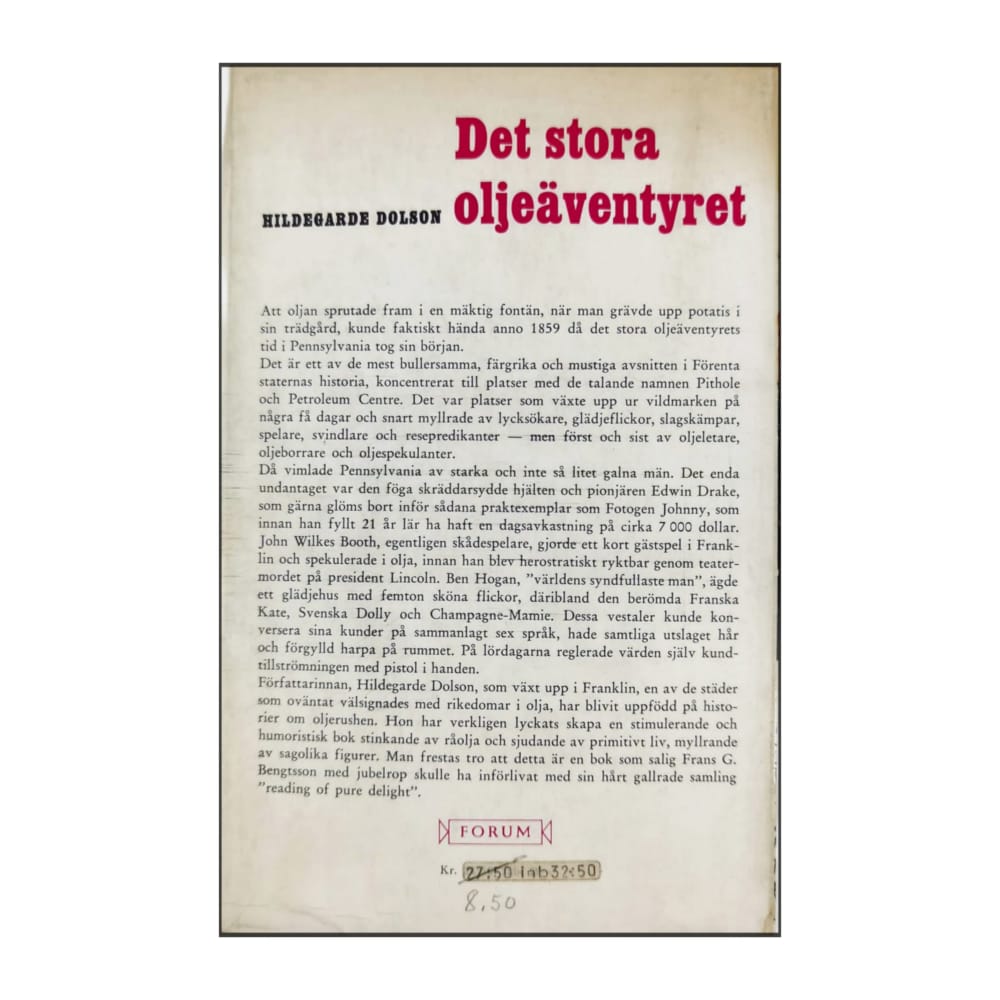Hildegarde Dolson: Det Stora Oljeäventyret
