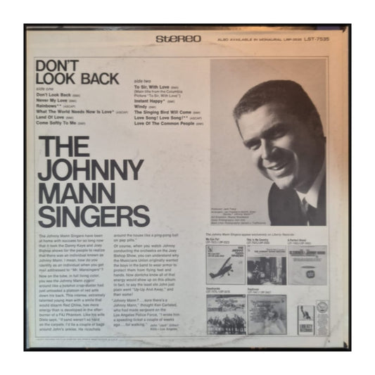 The Johnny Mann Singers: Don'T Look Back