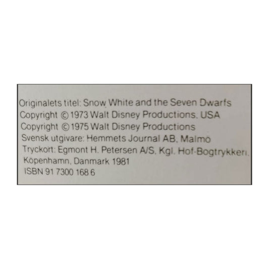 Snövit Och De Sju Dvärgarna