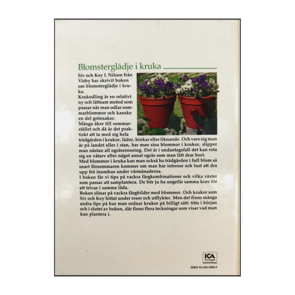 Trädgården Blomsterglädje I Kruka