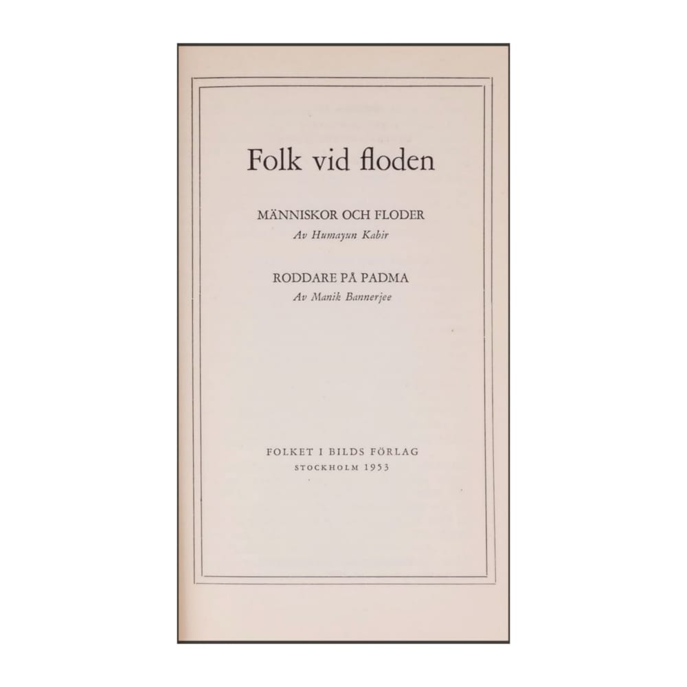 Folk Vid Floden